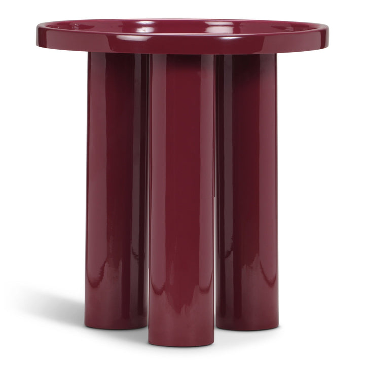 Eclat - Sofia Enamel End Table - Urbia Coffee Tables - Plum - HORNE