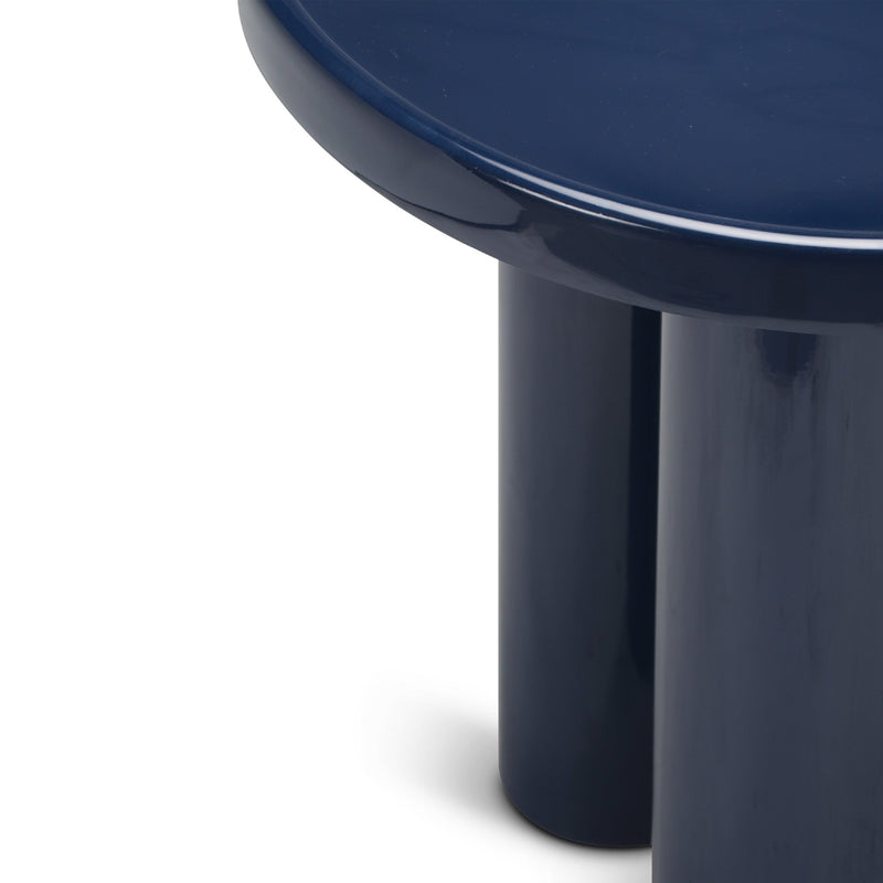 Eclat - Sofia Enamel End Table - Urbia Coffee Tables - Aegean Teal - HORNE