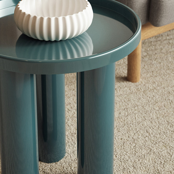 Eclat - Sofia Enamel End Table - Urbia Coffee Tables - Yellow Ochre - HORNE