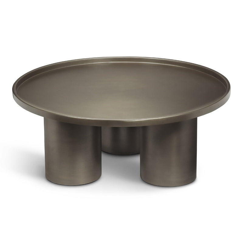 Eclat - Sofia Industrial Coffee Table - Urbia Coffee Tables - Industrial Nickel - HORNE