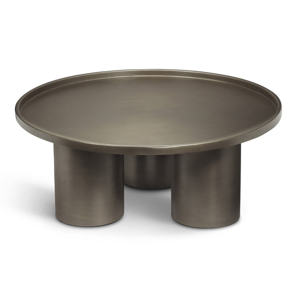 Eclat - Sofia Industrial Coffee Table - Urbia Coffee Tables - Industrial Nickel - HORNE