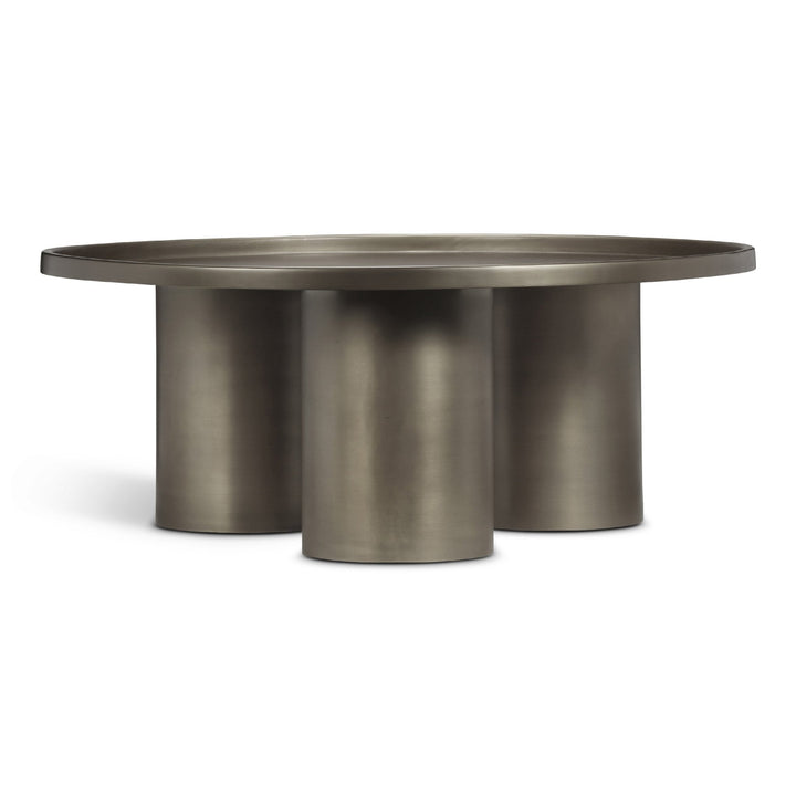 Eclat - Sofia Industrial Coffee Table - Urbia Coffee Tables - Industrial Nickel - HORNE