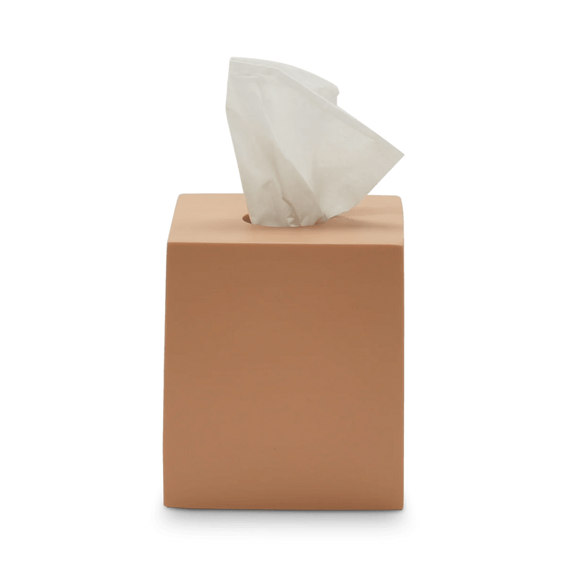 Edge Tissue Box Holder - Tina Frey Bathroom Accessories - White - HORNE