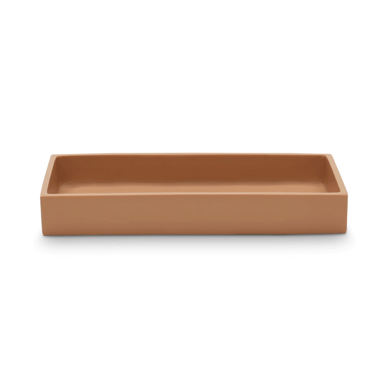 Edge Vanity Tray - Tina Frey Bathroom Accessories - White - HORNE