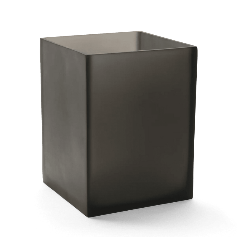 Edge Wastebasket - Tina Frey Bathroom Accessories - White - HORNE