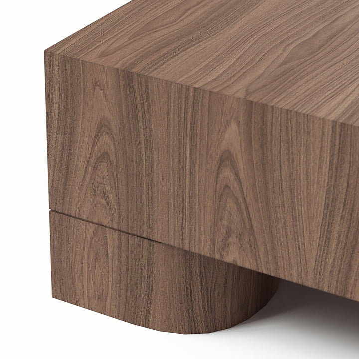 Eka Square Coffee Table - Walnut - Urbia Coffee Tables - HORNE