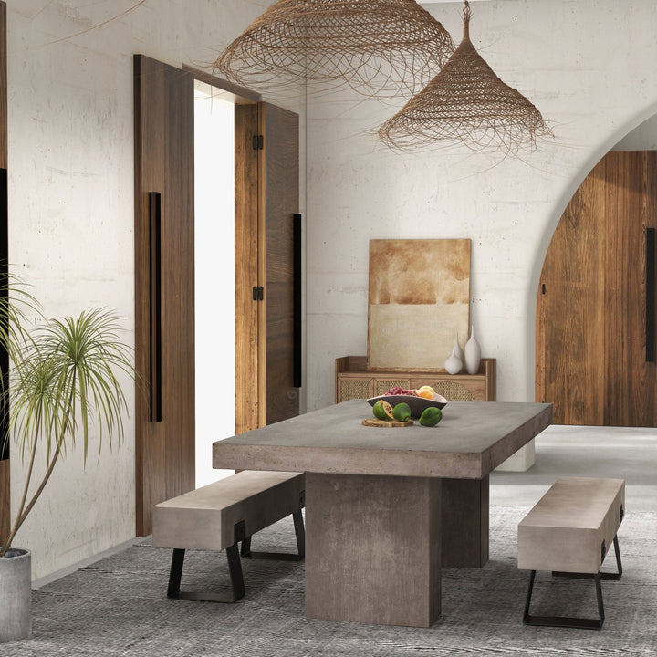 Elcor Table - Dining Height - Urbia Tables - Ivory Terrazzo - Large - HORNE