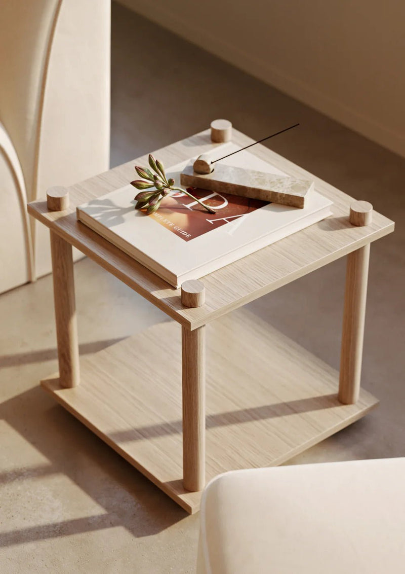 Elevate Shelf A - Woud Shelving - White - HORNE