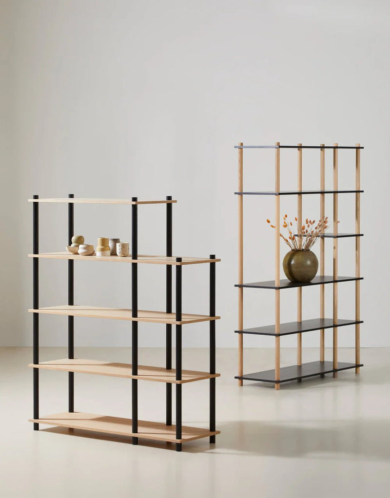 Elevate Shelf D - Woud Shelving - White - HORNE