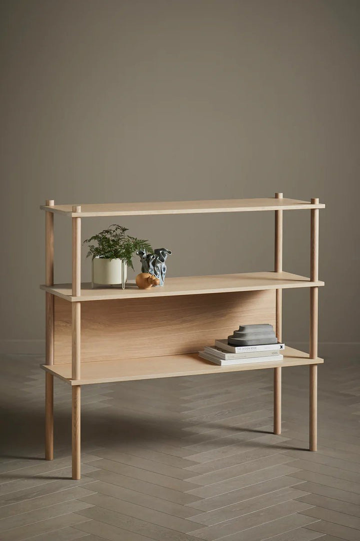 Elevate Shelf E - Woud Shelving - White - HORNE