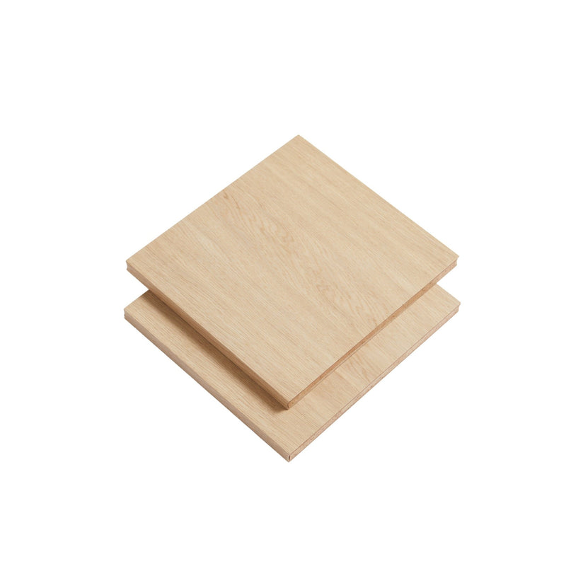 Elevate Side/Back Panel - Woud Shelving - White - Small - 2 pcs - HORNE