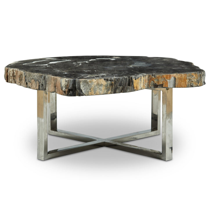 Eliza Coffee Table - Urbia Coffee Tables - Natural Light - Polished Stainless Steel - HORNE