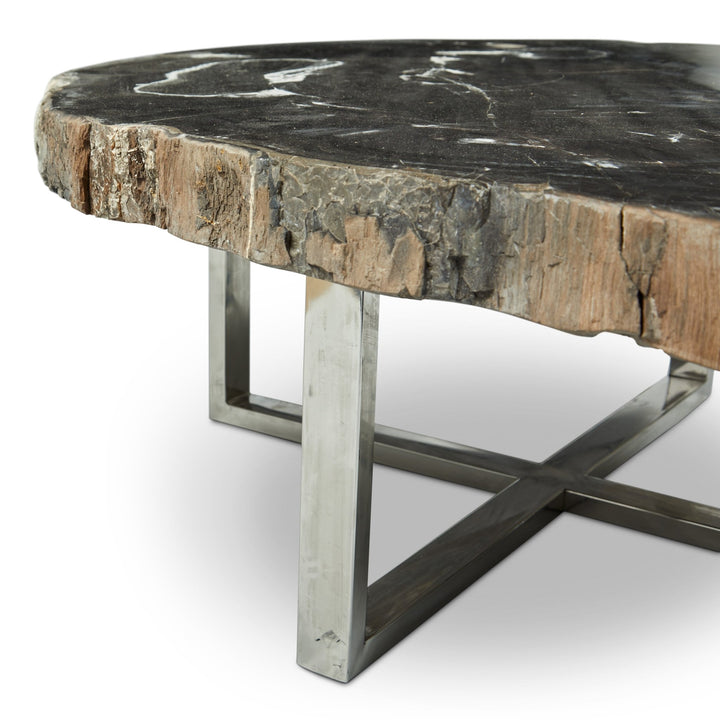 Eliza Coffee Table - Urbia Coffee Tables - Natural Light - Polished Stainless Steel - HORNE