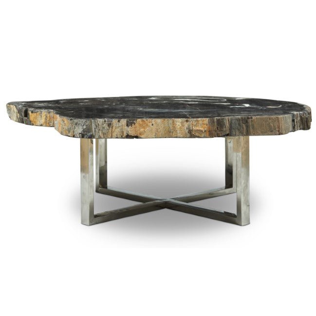 Eliza Coffee Table - Urbia Coffee Tables - Natural Light - Polished Stainless Steel - HORNE