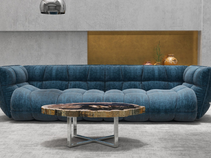 Eliza Coffee Table - Urbia Coffee Tables - Natural Light - Polished Stainless Steel - HORNE