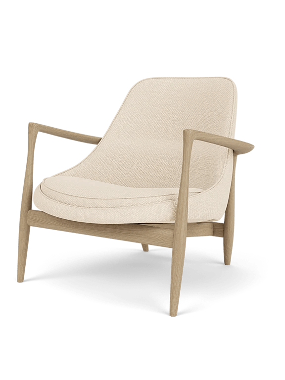 Elizabeth Lounge Chair - Audo Copenhagen Chairs - Walnut - Dakar Leather - 0329 Brown - HORNE