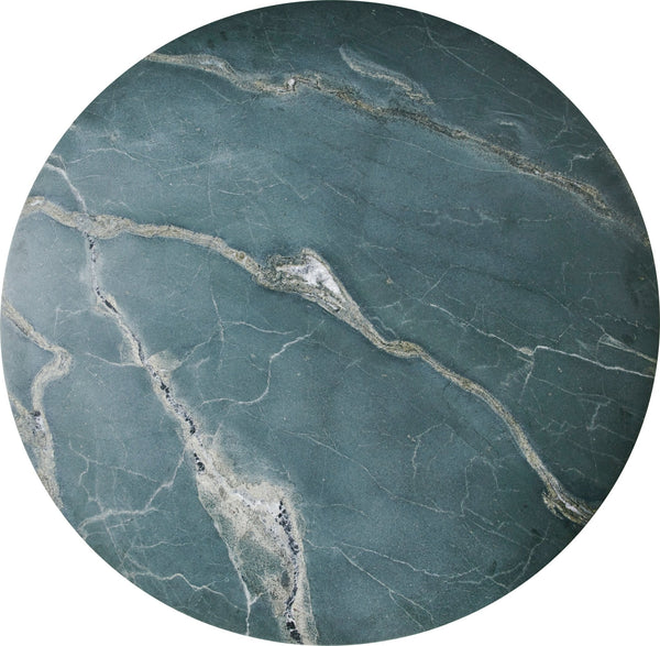Epic Outdoor Dining Table - Round - Gubi Outdoor Furniture - Botanic Green Quartzite - Botanic Green Quartzite - HORNE