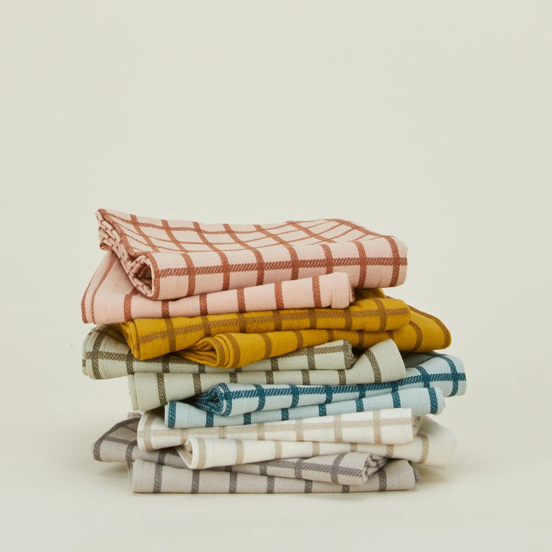 Essential Yarn Dyed Dish Towel - Set of 2 - Hawkins New York Kitchen Tools - Ivory/Flax - HORNE