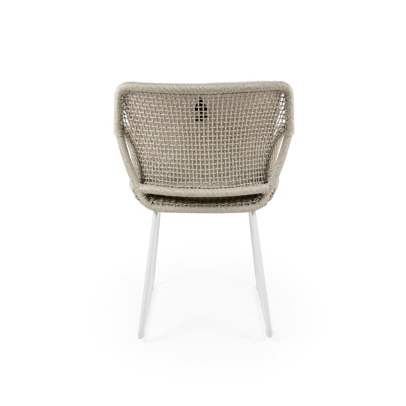 Esta Arm Chair - BETACO Chairs - Black Aluminum / Black Wicker - HORNE