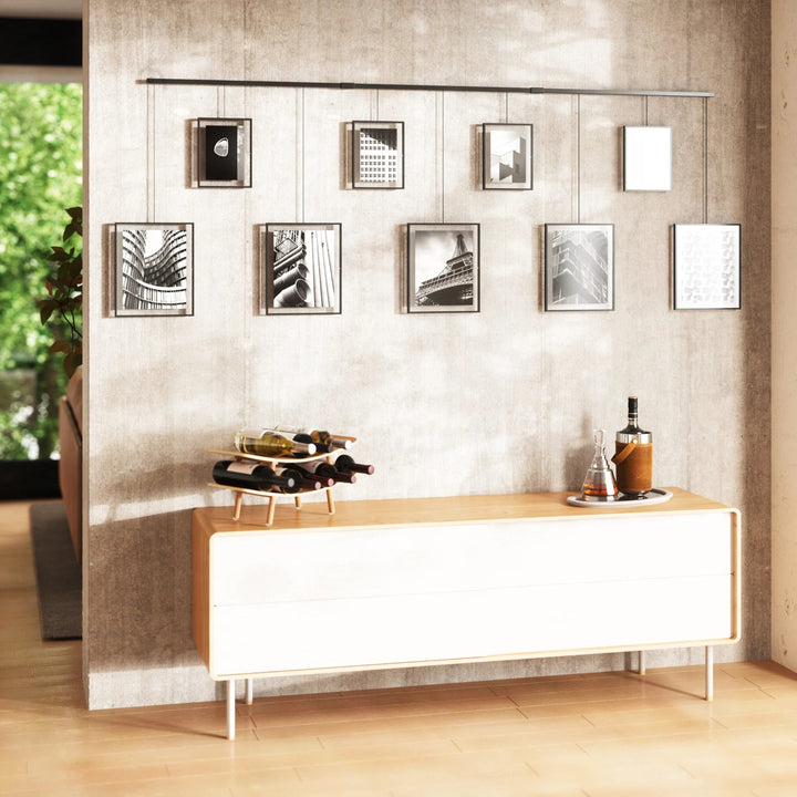 Exhibit Wall Picture Frames - Set of 9 - Umbra Mirrors - HORNE