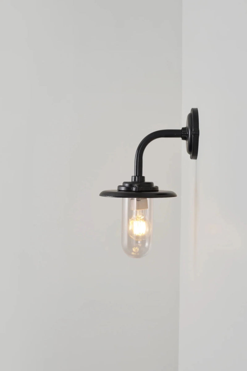 Exterior Bracket Light - 60W - Davey Lighting Outdoor Lights - Galvanised Silver - Clear - HORNE