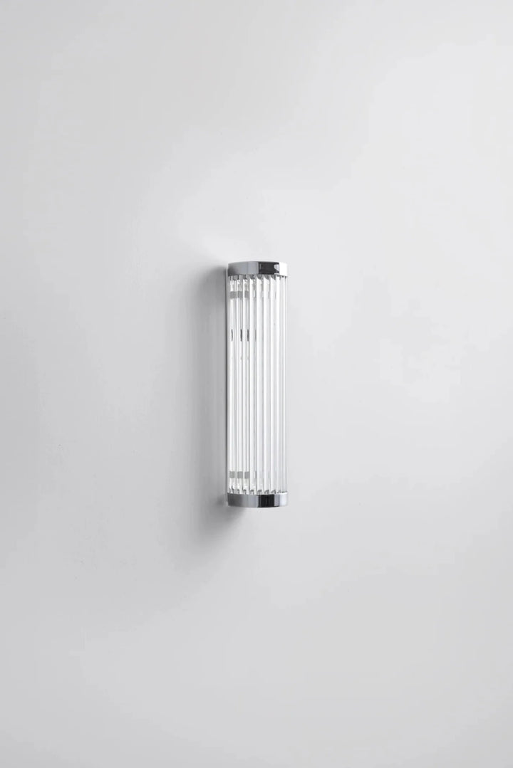 Extra Narrow Pillar Light 27cm - Davey Lighting Wall Sconces - Chrome Plated - HORNE