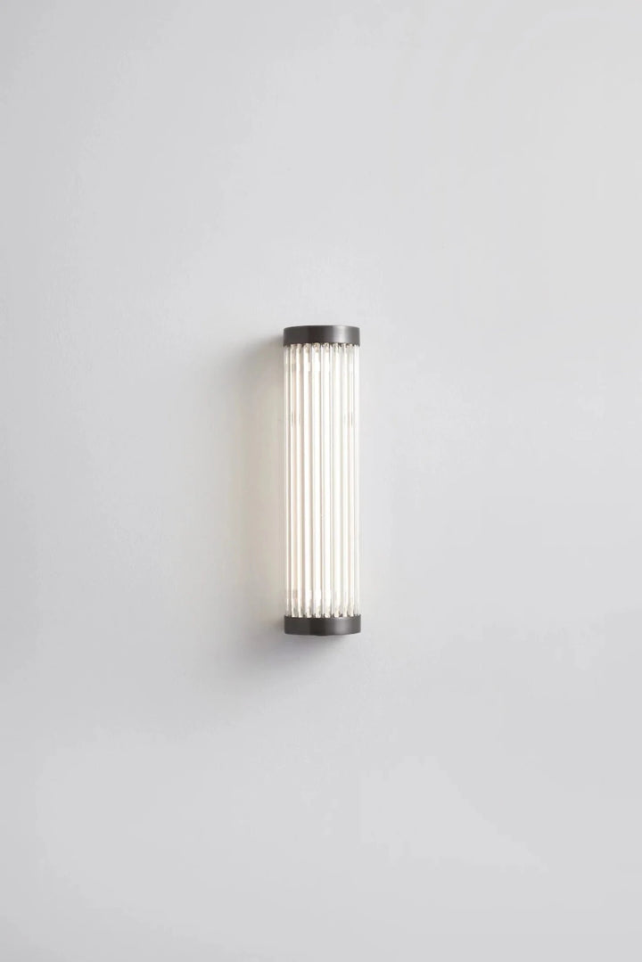 Extra Narrow Pillar Light 27cm - Davey Lighting Wall Sconces - Weathered Brass - HORNE