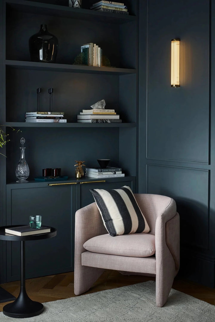 Extra Narrow Pillar Light 40cm - Davey Lighting Wall Sconces - Chrome Plated - HORNE
