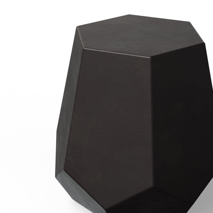Faceted Stool - Urbia Stools + Benches + Ottomans - Lava - HORNE