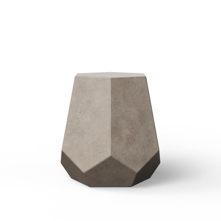 Faceted Stool - Urbia Stools + Benches + Ottomans - Lava - HORNE