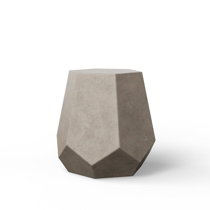 Faceted Stool - Urbia Stools + Benches + Ottomans - Lava - HORNE