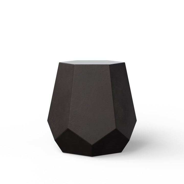 Faceted Stool - Urbia Stools + Benches + Ottomans - Lava - HORNE