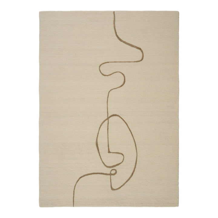 Facial Maze rug in Ivory 170x240 (5.6' x 7.9')