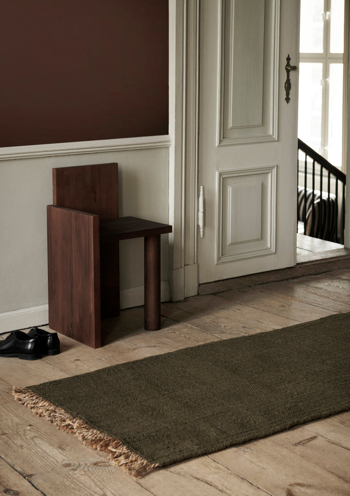 Block Runner - Ferm Living Rugs - Olive - HORNE