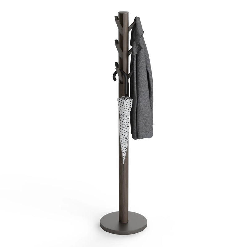 Flapper Coat Rack - Form & Refine Coat + Key Racks - Black-Walnut - HORNE
