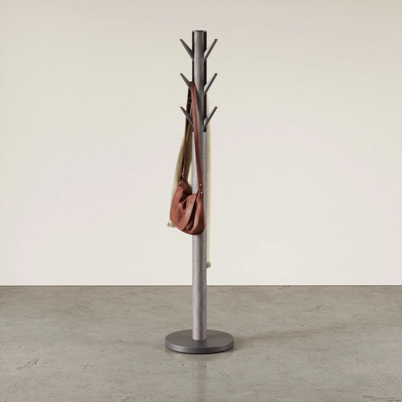 Flapper Coat Rack - Form & Refine Coat + Key Racks - Black-Walnut - HORNE