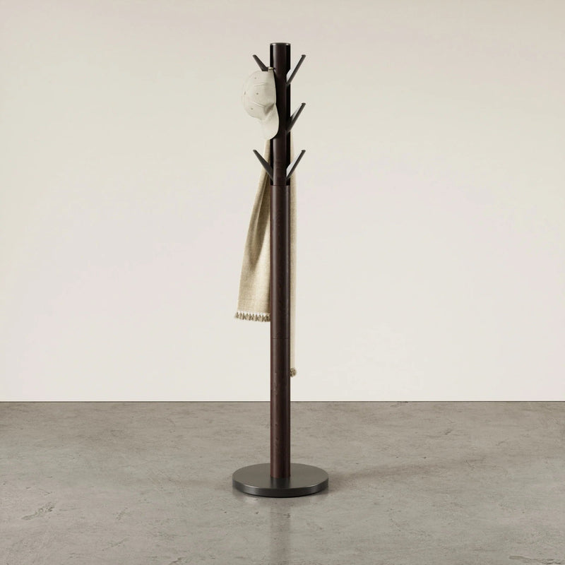 Flapper Coat Rack - Form & Refine Coat + Key Racks - Black-Walnut - HORNE