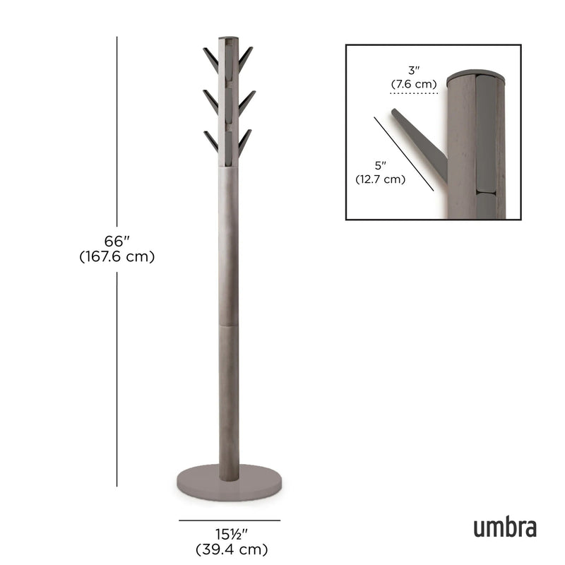 Flapper Coat Rack - Form & Refine Coat + Key Racks - Black-Walnut - HORNE