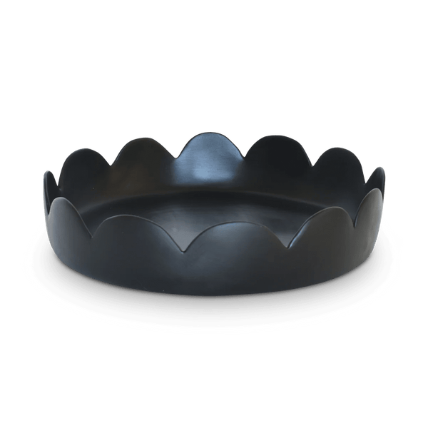 Fleur Tray - Tina Frey Serveware - Black - HORNE