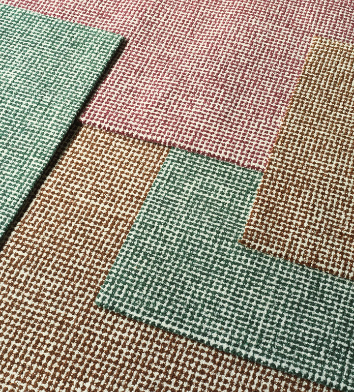 Flick Rug - Normann Copenhagen Rugs - Flick Rug 200x300 cm - Off White/Dark Green - HORNE