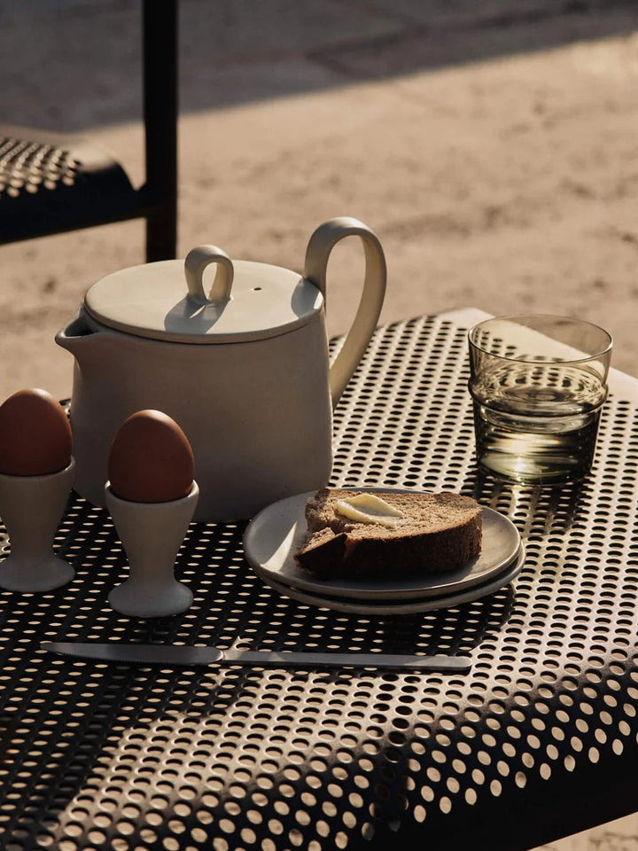 Flow Egg Cups - Set of 2 - Ferm Living Serveware - Off - white Speckle - HORNE
