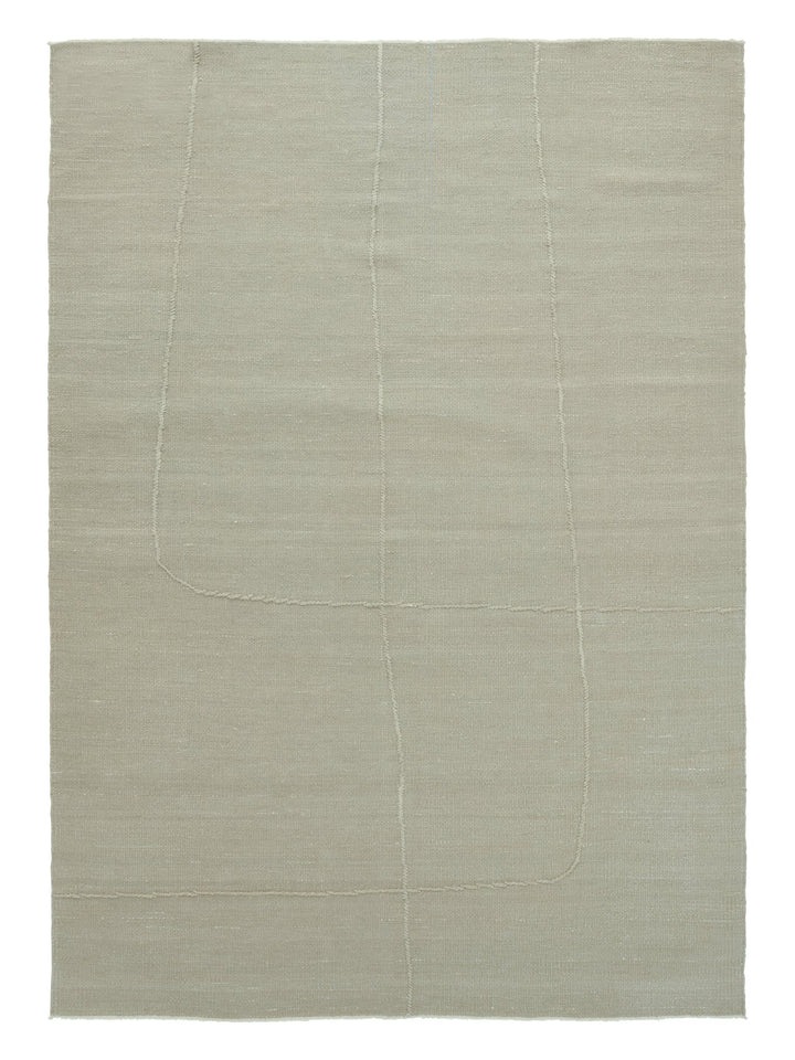 Flow Shen rug in Flow Shen Mint Grey 250x350 (8.2' x 11.5')