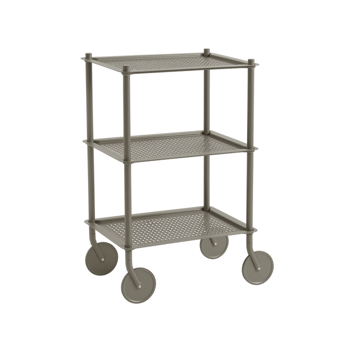 Flow Trolley - 3 Layer - Muuto Trolleys + Carts - Taupe - HORNE