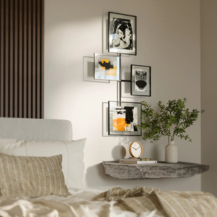 Flute Wall Picture Frames - Set of 4 - Umbra Mirrors - HORNE