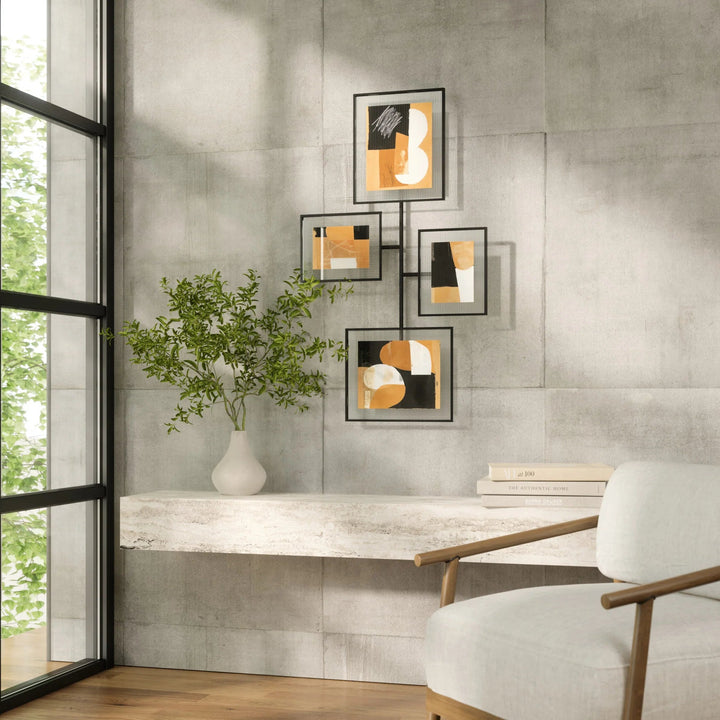 Flute Wall Picture Frames - Set of 4 - Umbra Mirrors - HORNE