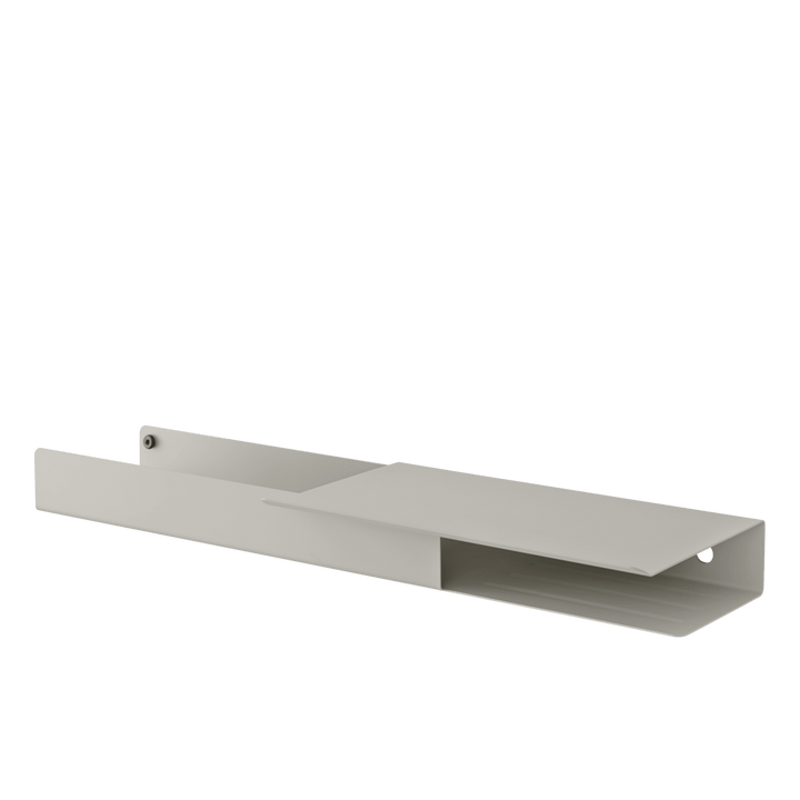 Folded Platform Shelf - Muuto Shelving - Grey - HORNE