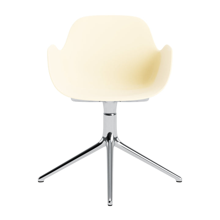 Form Armchair Swivel 4L Aluminum - Normann Copenhagen Swivel Chairs - Form Armchair Swivel 4L Alu - Bright Blue - HORNE