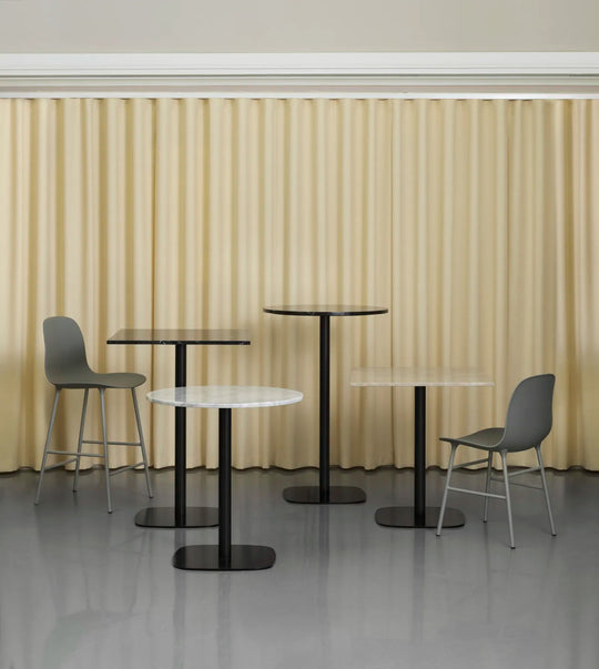 Form Café Table H104.5 60x60 cm Steel - Normann Copenhagen Cafe Tables - HORNE