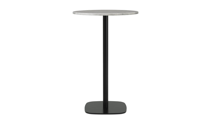 Form Café Table H104.5 Ø70 cm Marble - Normann Copenhagen Cafe Tables - White - HORNE