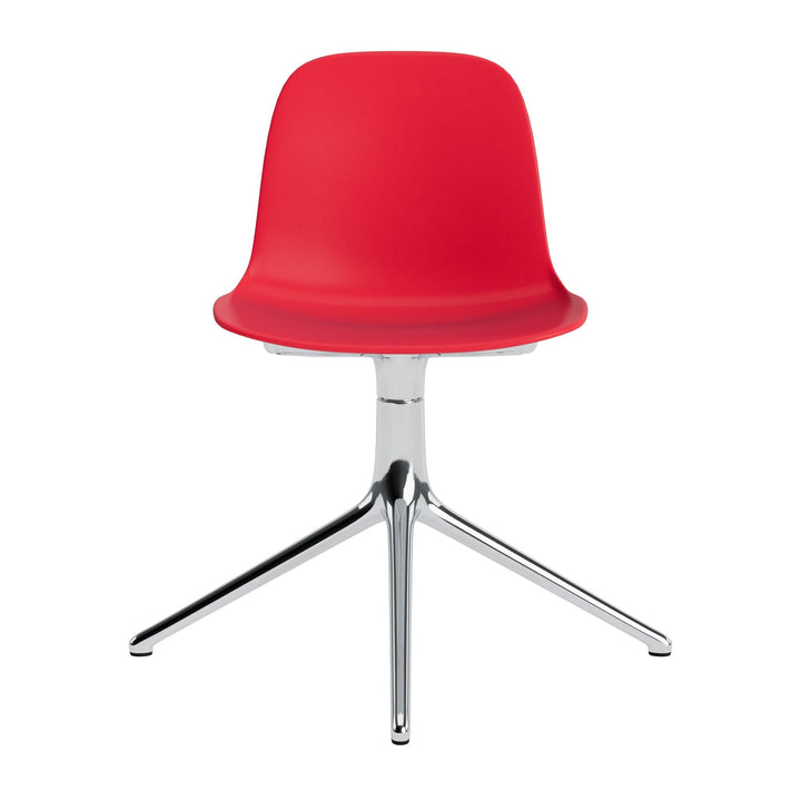 Form Chair Swivel 4L Aluminum - Normann Copenhagen Swivel Chairs - Form Chair Swivel 4L Alu - Bright Blue - HORNE